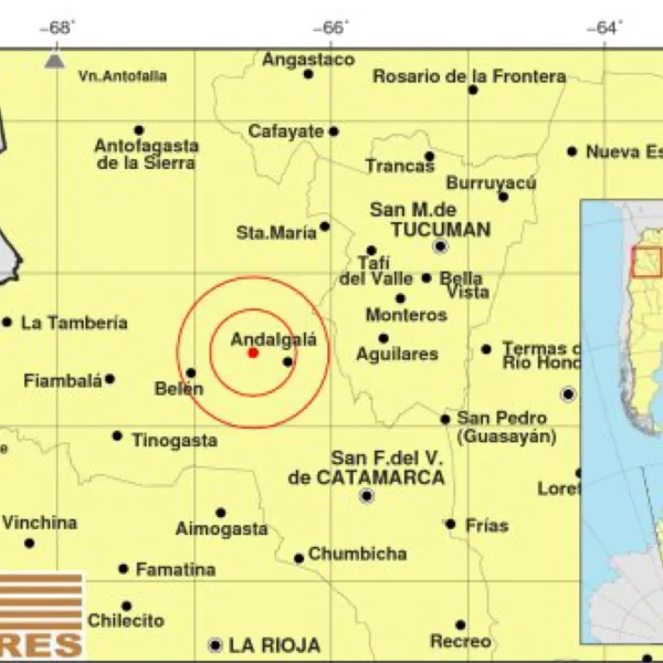 Se registró un sismo de de 4,8 de magnitud en Catamarca y también se sintió en otras provincias - Diario El Paso